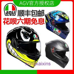 Italian AGV K3 K1 K5 Motorcycle Helmet Anti fog Full Unisex Racing Running