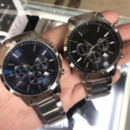 Selling Top Factory AR watch New AR2434 AR2448 AR2454 AR2453 AR2458 Chronograph Men Watch Classico Mens Wristwatch315q