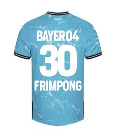 23 24 Bayer 04 Leverkusen Soccer Jerseys WIRTZ BONIFACE HINCAPIE HOFMANN TAPSOBA SCHICK PALACIOS FRIMPONG GRIMALDO 2023 2024 Home Away 3rd Mens Football Shirts . 32