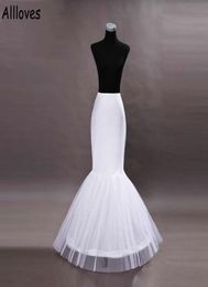 Mermaid Petticoat 1 Hoop Bone Elastic Waist Wedding Dress Crinoline Bridal Petticoats Women Accessories Underskirt For Wedding Tru6251094