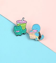 Cartoon Turtle Cute Small Funny Enamel Brooches Pins for Women Girl Men Christmas Gift Demin Shirt Decor Brooch Pin Metal Kawaii B2026260