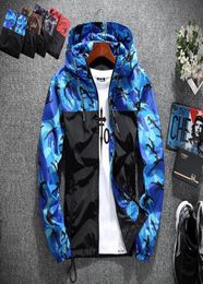 Men039s Running Jacket Women Men Windbreaker Cycling Jersey Camouflage Women039s Coat Sport Clothes Ropa Ciclismo Hombre Jac8380022