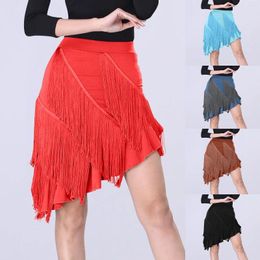 Skirts Skirt Tassel Sexy Female Adult Practise Costume Dance Spring Autumn And Summer Performance Dress 12