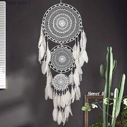 Novelty Items Macrame Home Decor Dream Catcher Room Garden Decoration Outdoor Large Nordic Dreamcatcher Decoration for Girls Bedrooms T240309