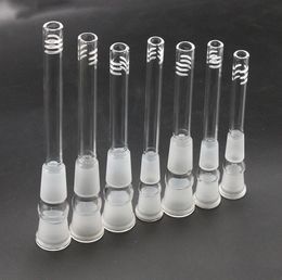 Smoking Accessory 18 mm Glass Downstem Diffuser Reducer down stem For s Water Bongs with 6 Cuts9512735