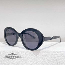 2024 Luxury Designer OFF Luxury Designer New Men's and Women's Sunglasses Off Fashion Round Frame Female INS Network Red Same Twisted Leg