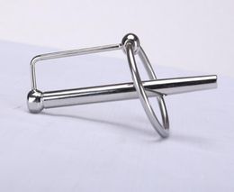 Stainless Steel Urethral Sound Toys Penis Plug Stretching Device With Cock Ring Urinary Catheter Sexy Tube6264518