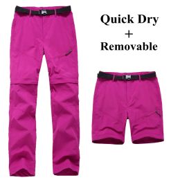 Capris Women's Hiking Pants Convertible Pants Zip Off Pants Summer Outdoor Breathable Quick Dry Anatomic Pants Trousers