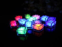 LED Party Lights Colour Changing LED ice cubes Glowing Ice Cubes Blinking Flashing Novelty Party Supply9616629