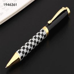 Luxury quality 500 White and black Business office Ballpoint Pen student School Stationery Supplies pens for writing 240306