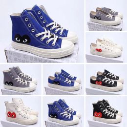 2024 New design All Starsd Shoe CDG Canvas Play Love With Eyes Hearts 1970 1970s Big Eyes Beige Black Classic Casual Skateboard Sneakers 35-46 Designer