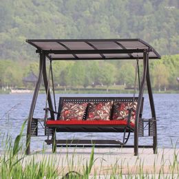 Camp Furniture Outdoor Swing Hanging Chair Double Courtyard Balcony Rattan Rocking Hammock