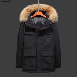 Mens Jacket Puffer Fish Winter Down Designer Parka Coat Fashion Casual Hooded Outdoor Trench Couple Thick Thermal Custom A4d7