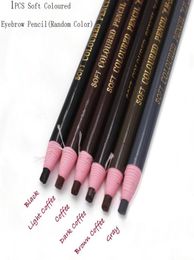 1PCS Waterproof Eyebrow Pencil Cutting Natural Long Lasting Paint Black Brown Coffee Microblading Permanent Eyebrow Make Up1447980