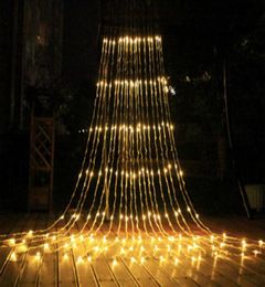 3x2M3x3M6x3M Waterfall Meteor Shower Curtain Icicle LED String Light Christmas Wedding Party garland fairy Decoration lights2237183