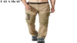 LALA IKAI Hiking Pants Men Removable Summer Shorts Outdoor Sports Stretch Quick Dry Trousers Trekking Fishing Pants HMA10015 C1815025156