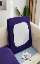 Stretch Plain Sofa Cushion Seater Cover Solid Spandex Cushion Seat Cover for L Shaped Sofa Couch Chaise Lounge Seat6621777