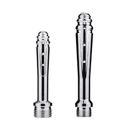 Bidet Faucets Metal Vaginal Anal Enema Shower Head Brushed Hygienic Douche Products Enemator Cleaner BuAss Plugs Tap Sprayer7092957