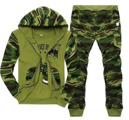 Clothing Sets Boys Camouflage Set 3pcs For Big Kids Hooded Jacket Tshirt Pant Clothes Suit 3 5 6 7 8 9 10 11 Years4530518