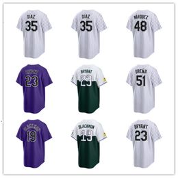 Custom Jersey Colorado Men Youth Rockies 19 Charlie Blackmon 23 Kris Bryant 35 Elias Diaz 51 Jose Urena 48 German Marquez 52 Daniel Bard Baseball Jerseys