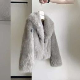 Fox Grass For Women 2023 New Slim Skin And Integrated Young Short Fur Coat Haining 331301