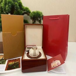 High boxes square wooden watch box brochure paper ribbon gift bag for many watches logo boxes255G