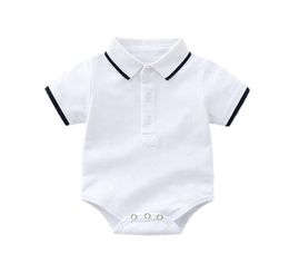 Top and Top Summer Fashion Newborn Boys Formal Clothing Set Cotton Romper Top Shorts Baby Gentleman Suit Kids Boys Clothes Sets Y1324754