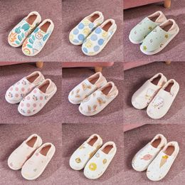 Slippers Soft Bottom Winter Pregnant Womens Nonslip Fruit Cotton Slippers Home Postpartum Large Size Cotton Slippers size 36-41 GAI-42