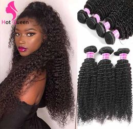 India jerry curl human hair weave hair weaving curly brazilian maiaysian indian Cambodian jerry curly 3pcs bundles fast delivery4092770