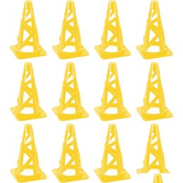 Other Sporting Goods 9 Collapsible High Hat Sport Cone Markers For Indoor/Outdoor Agility Training Drop Delivery Sports Outdoors Dh46J