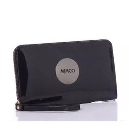 Designer Mimco Wallet Women PU Leather Purse Brand Wallets Large Capacity Makeup Cosmetic Bags Ladies Classic Shopping Evening Bag206T 262Y