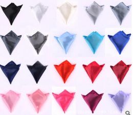 cravat for Men suits pocket towels solid Colour handkerchiefs small square wedding banquet tie 9366418