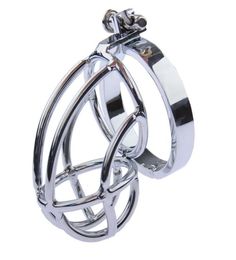 Stainless Steel Penis Rings Cage Cock Lock Ring Male Device Men Metal Gay Remote S&M Belt Sex Toys T2007164854867