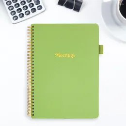 Notebook Schedule Premium Loose-leaf Notepad With Pen Slot Weekly Planner Stationery Gift For Organized Scheduling