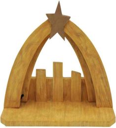 Comfy Hour Faith and Hope Collection Nativity Creche with Star On Roof Stable for Christmas Holy Family Figurine Set Polyresin H135707624