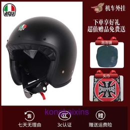 AGV X70 motorcycle helmet locomotive riding half 4 3 covered crown prince spring and summer personality