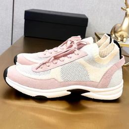 runway women knit mixed colors trainers hot sale new arrive thick bottom all seasons outside walking running high quality female flat causal sneakers