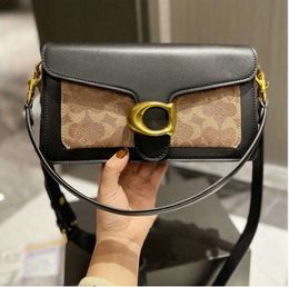 Womens Man Tabby Designer Messenger Bags Luxury Tote Handbag Real Leather Baguette Shoulder Bag Mirror Quality Square Crossbody Fashion Satchel Hobo Fashion Bag8r