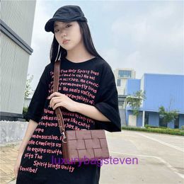 Factory Outlet Wholesale Bottgss Ventss Cassette Tote bags for sale New 2023 Early Autumn Korean Edition Shoulder Bag Womens Crossbody Splic With Real Logo