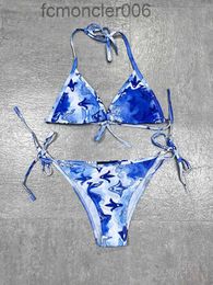 Designer g Sexy Bikini Set for Women Bandage Swimsuit Twopieces Crop Top Swimwear Thong Bathing Suit High Waist Beachwear G405 AFQP