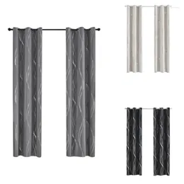 Curtain Blackout Curtains 52 X 84 Inch 2 Panels Set Grommet Thermal Insulated Room Darkening Window