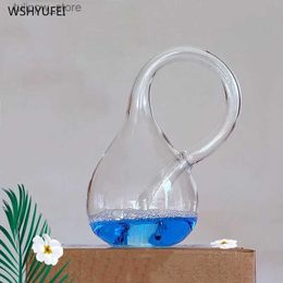 Vases Four-dimensional space will always be filled with water-free Klein bottle model creative transparent glass home magic decoration L240309