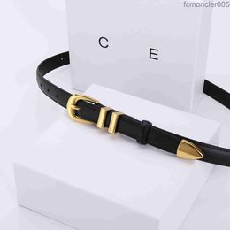 Taurillon Belt Designer Womens Belts Needle Buckle 18mm Genuine Leather Girdle Woman Fashionable Slim Womans Waistband with Box XNWC