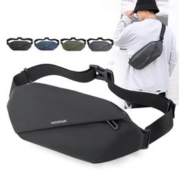 Waist Bags Male Fanny Pack Outdoor Mobile Phone Bag Multi-functional Large-capacity Chest Casual Cross-body237J