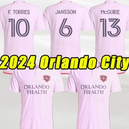 MLS 2024 2025 Orlando city Soccer Jerseys 24 25 KARA PEREYRA OJEDA F.TORRES Football Shirt Uniforms top FANS PLAYER VERSION short sleeve Men kids adult child full kits