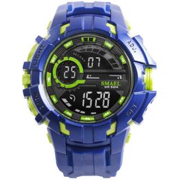 SMAEL Digital Watch Men Sport Watches Waterproof SMAEL Relogio Montre Shock Black Gold Big Clock Men Automatic 1610 Men Wtach Mili224b