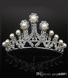 Gorgeous Rhinestone Crystal Wedding Crown Headpieces Party Prom wedding Crowns Band Princess Bridal Tiaras Hair Accessories F2852118