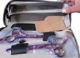 Professional 55 inches barber scissors hairdressing scissors hair cutting tool combination package70790863070774