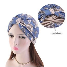 Hair Accessories Hugmee National Wind Turban Cap Lined With Satin Chemotherapy Hat For Woman Headband Head Wear Pirate P00953159875 Dhrms
