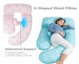 Pregnancy Protect Waist Pillow Body Pillow For Pregnant Women Body Maternity Pillows Cotton Pads U Shape Mommy Sleeping Support 205780021